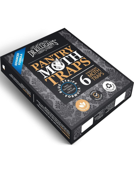 Trampas de Polilla de Alacena Dr. Killigan - 6 Unidades, Negro