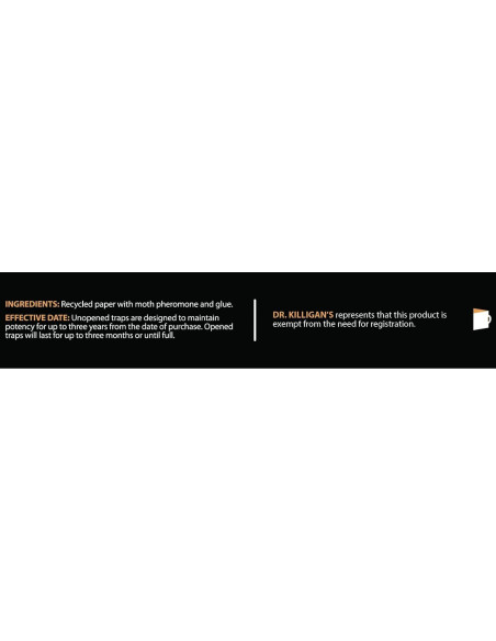 Trampas de Polilla de Alacena Dr. Killigan - 6 Unidades, Negro