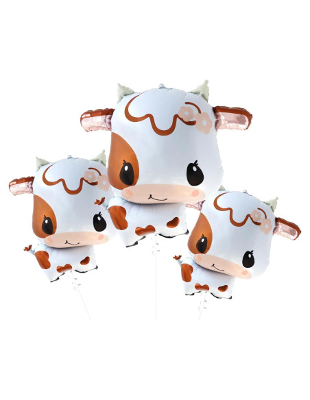 3PCS Globos de Vaca Gallasy 76.2x68.6 cm para Fiesta