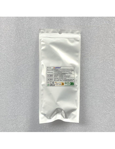 Botón Pulsador Momentáneo Gebildet 22mm Acero Inoxidable LED Rojo