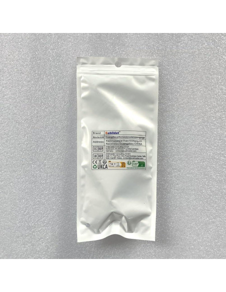 Botón Pulsador Momentáneo Gebildet 22mm Acero Inoxidable LED Rojo