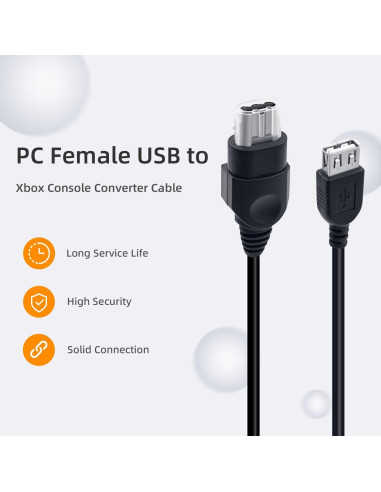 Adaptador USB Hembra Mcbazel para Xbox Original Gen. 1