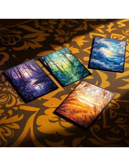 Mangas para cartas Kiiransr Bosque 100 unidades estándar MTG