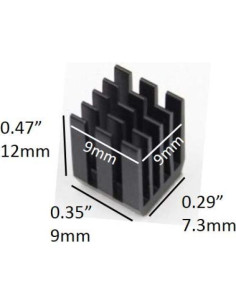 Kit 30 Disipadores de Calor Easycargo + Cinta 3M para Impresora 3D 2