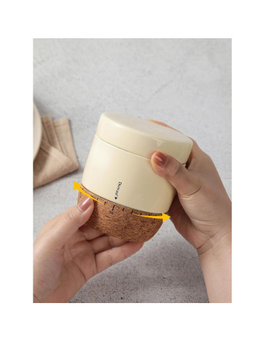 Tazón de Mantequilla DOWAN con Tapa y Fondo de Corcho 1.62L