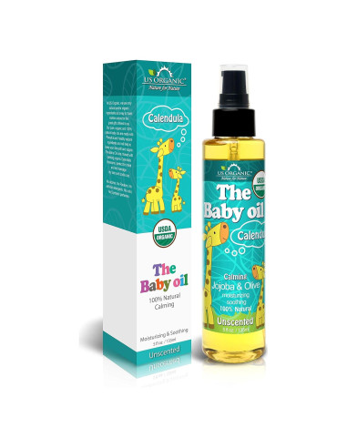 Aceite Orgánico para Bebés US Organic 148 ml Sin Fragancia