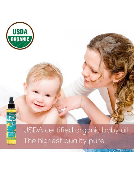Aceite Orgánico para Bebés US Organic 148 ml Sin Fragancia