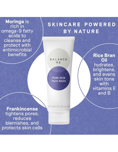 Limpiador Facial Espumoso Balance Me Pure Skin 125 ml - Piel Mixta