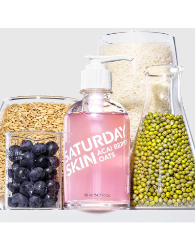 Limpiador Facial Gel Suave Saturday Skin 408g Antioxidante