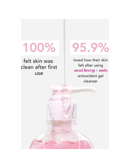 Limpiador Facial Gel Suave Saturday Skin 408g Antioxidante