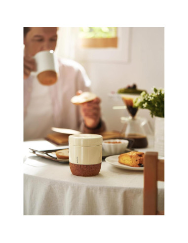 Tazón de Mantequilla DOWAN con Tapa y Fondo de Corcho 1.62L