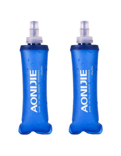 Botellas de Agua Plegables TRIWONDER 250ml - Paquete de 2