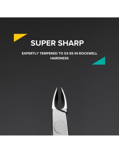 Cortaúñas Profesional Rui Smiths Doble Resorte Acero Carbono