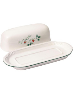 Plato de Mantequilla Cubierto Pfaltzgraff Winterberry 20.3x10.2cm 2