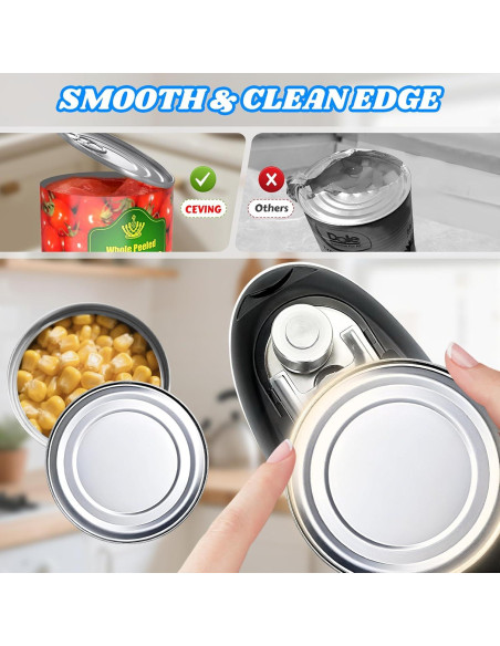 Abrelatas Eléctrico CEVING ECO-01 Recargable USB Automático