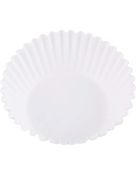 Forros para Cupcakes Tosnail 2000 Piezas Grado Alimenticio Blanco