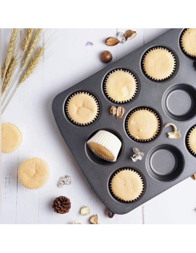 Forros para Cupcakes Tosnail 2000 Piezas Grado Alimenticio Blanco