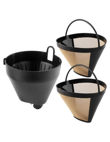 Soporte de Filtro Cuisinart DCC-3200 + 2 Filtros Dorados