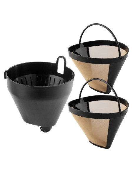 Soporte de Filtro Cuisinart DCC-3200 + 2 Filtros Dorados