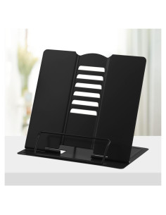 Soporte de Libro Ajustable Honagu Negro para Escritorio 22 cm