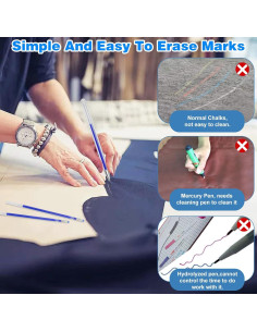 Bolígrafos Borrables por Calor BUZIFU 4 Colores con 20 Recargas 2