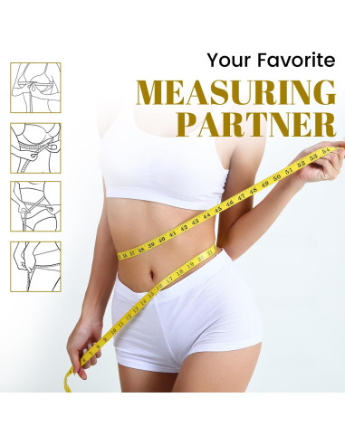 Cinta Métrica de Tela Suave MYGBBKITDEC - 3 Piezas 150 cm