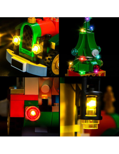 Kit de Iluminación LED BrickBling para Lego 40746 - Camión de Santa