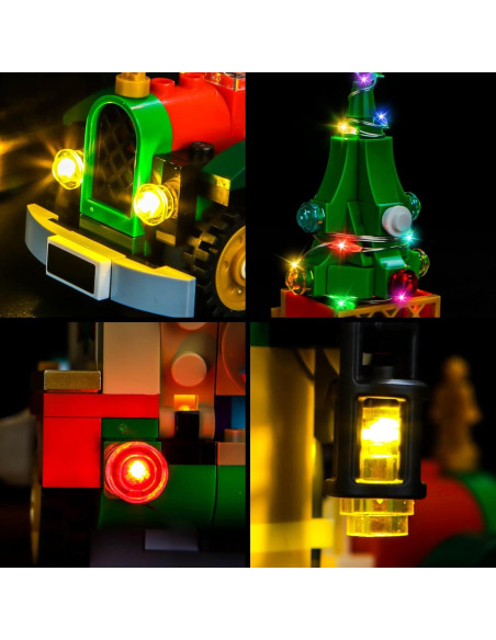 Kit de Iluminación LED BrickBling para Lego 40746 - Camión de Santa