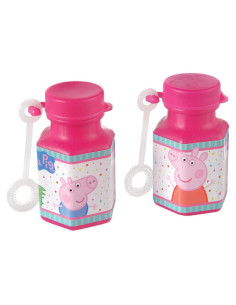 Mini Burbujas de Fiesta Confeti Peppa Pig - 8 Pzs - Rosa
