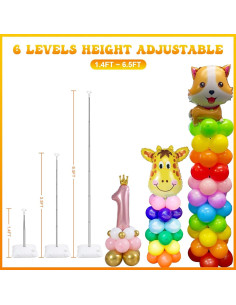 Kit de Columna de Globos IDAODAN con Bomba Eléctrica 165 cm 2