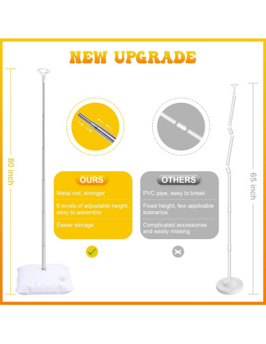 Kit de Columna de Globos IDAODAN con Bomba Eléctrica 165 cm