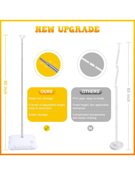 Kit de Columna de Globos IDAODAN con Bomba Eléctrica 165 cm