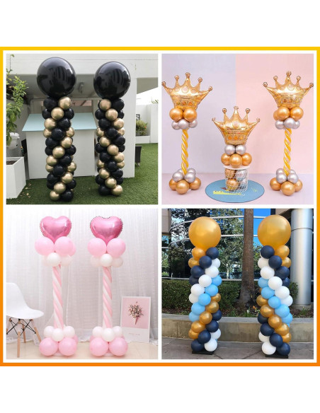 Kit de Columna de Globos IDAODAN con Bomba Eléctrica 165 cm
