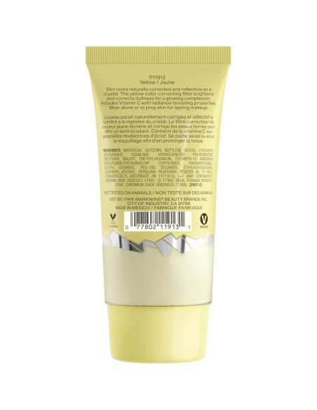 Primer Corrector de Piel Cristalina Wet n Wild 27 ml Amarillo