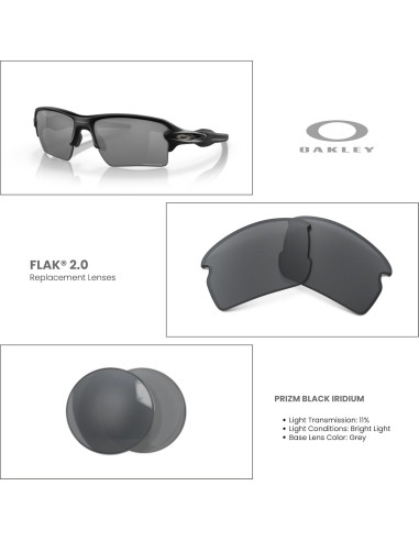 Lentes de Reemplazo Oakley Flak 2.0 OO9295 + Kit de Cuidado