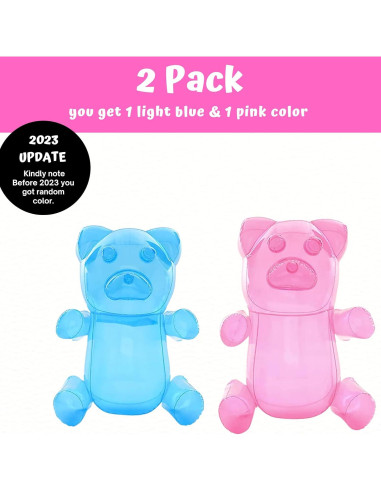 Osos de Goma Inflables Gigantes 61 cm 2-pack 4E's Novelty