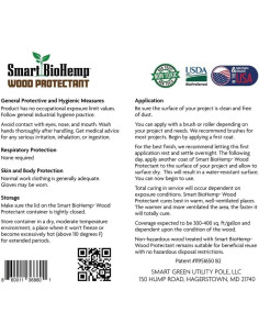 Protector de Madera Smart BioHemp 1 Cuarto 32 oz Ecológico 2