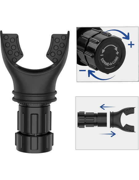 Entrenador de Respiración LIZS Ajustable para Ejercicio Oral y Muscular
