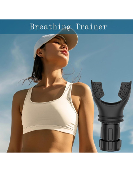 Entrenador de Respiración LIZS Ajustable para Ejercicio Oral y Muscular