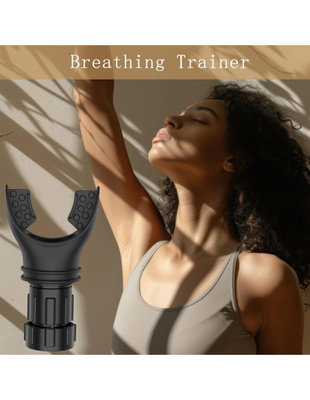 Entrenador de Respiración LIZS Ajustable para Ejercicio Oral y Muscular