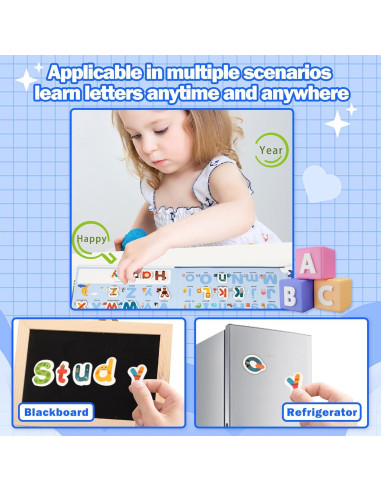 Tablero de Aprendizaje Magnético Fullware - Letras y Animales