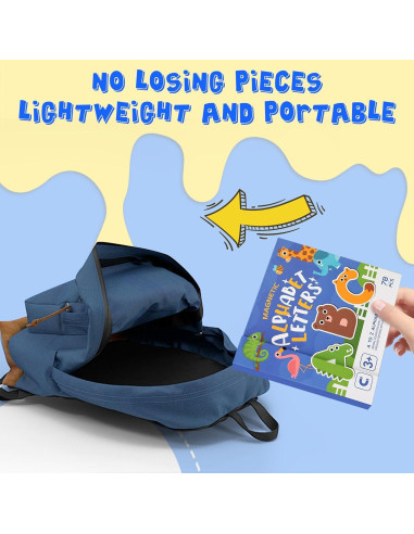 Tablero de Aprendizaje Magnético Fullware - Letras y Animales