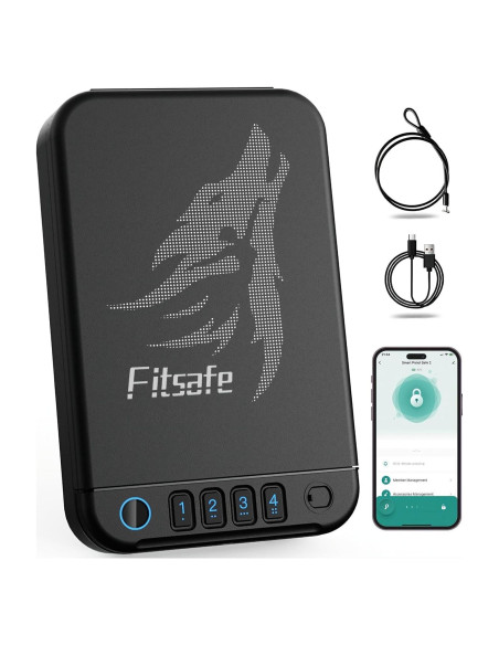 Caja de Seguridad Biométrica Fitsafe GS20 para Pistolas