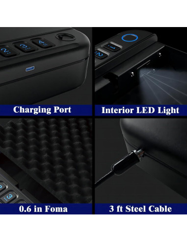 Caja de Seguridad Biométrica Fitsafe GS20 para Pistolas