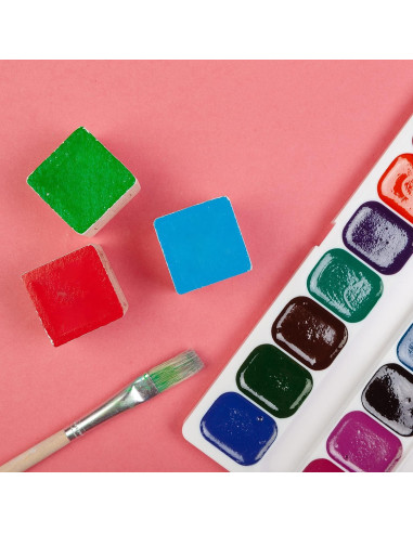 Cubos de Madera Natural 2cm para Manualidades - 110 Piezas