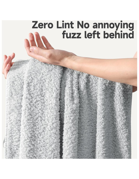 Juego de Toallas de Baño REDKISS 900GSM Algodón Premium 4 Piezas