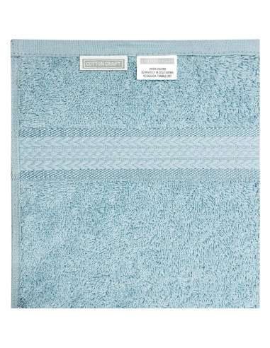 Toallas de Baño Ultra Suaves COTTON CRAFT - 89x178 cm - 2 Unidades - 100% Algodón - Azul Claro