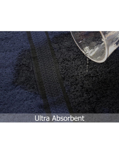 Toallas de Baño Ultra Suaves COTTON CRAFT - 89x178 cm - 2 Unidades - 100% Algodón - Azul Claro