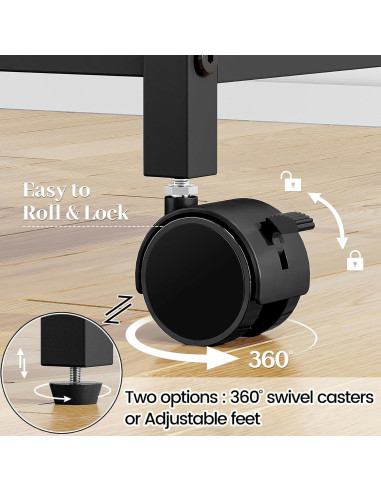Cesto de Ropa Homedawn con 3 Bolsas Extraíbles 60L Marrón