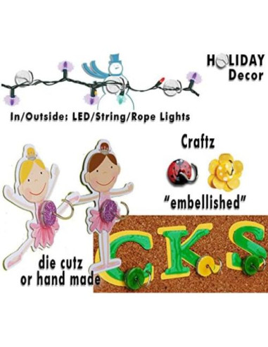 Chincheta con Gancho CraZy TACKz 36 Piezas Transparente